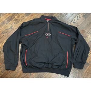 VTG 90s Nike Windbreaker Georgia Bulldogs Jacket Men's Size XL Center Swoosh